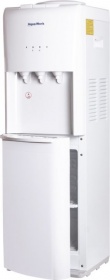 Кулер для воды Aqua Work 1345-S-B белый с холодильником, нагрев и компрессорное охлаждение